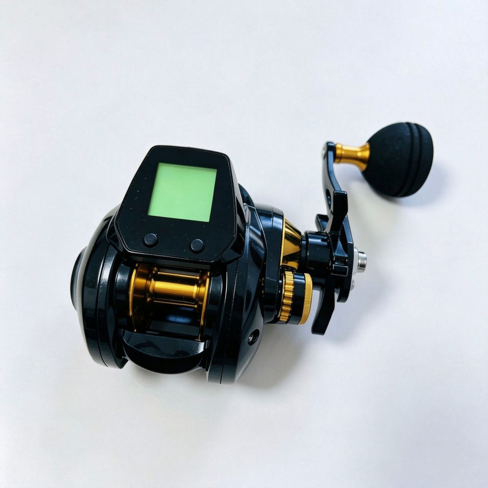 Fishing Boat Depth Finder - Dijital Baitcasting Olta Makarası, Hafızalı Alarm