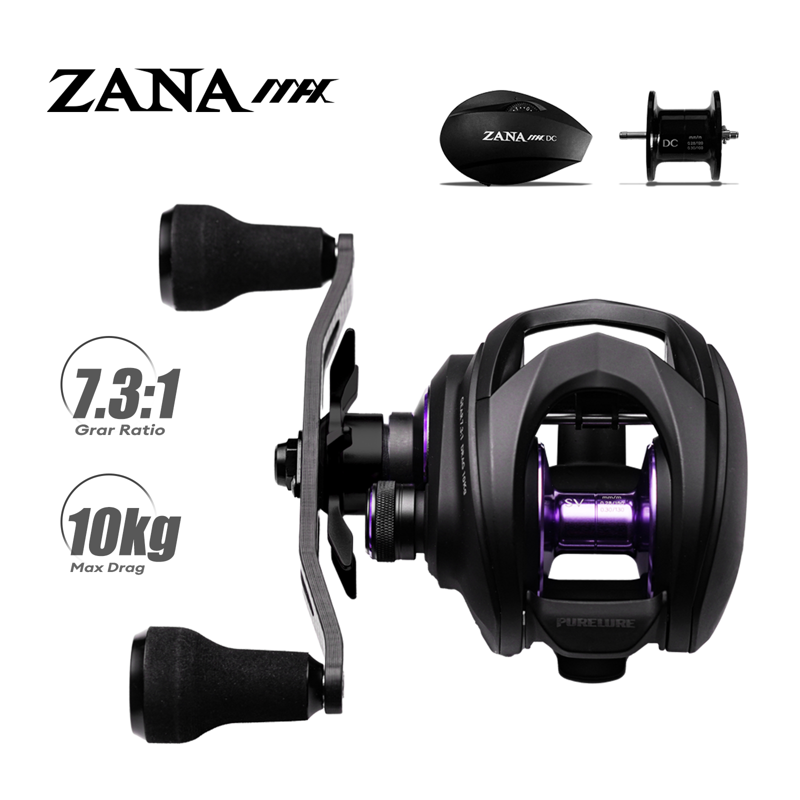 Abu Garcia Reel Max - PURELURE ZANA MAX 10KG SV+DC Çift