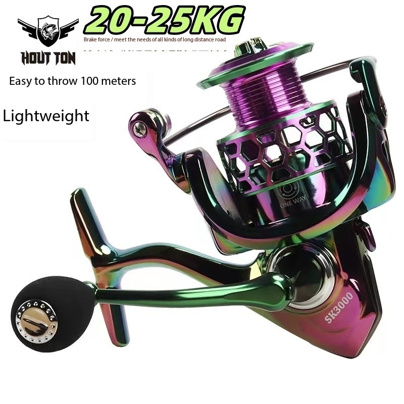 Daiwa Reel Fuego - Renkli Dikişsiz Balıkçılık Makarası, Uzun Atışlı